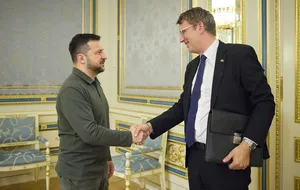 Зеленский 24 октября в Киеве провел встречу с Поульсеном