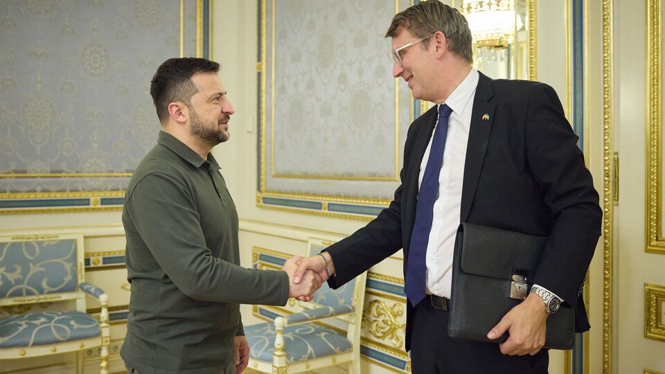 Зеленский 24 октября в Киеве провел встречу с Поульсеном