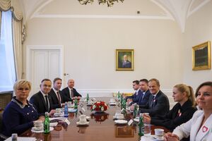 Дуда 24 жовтня провів консультації з представниками "Громадянської коаліції", зазначили в канцелярії президента Польщі