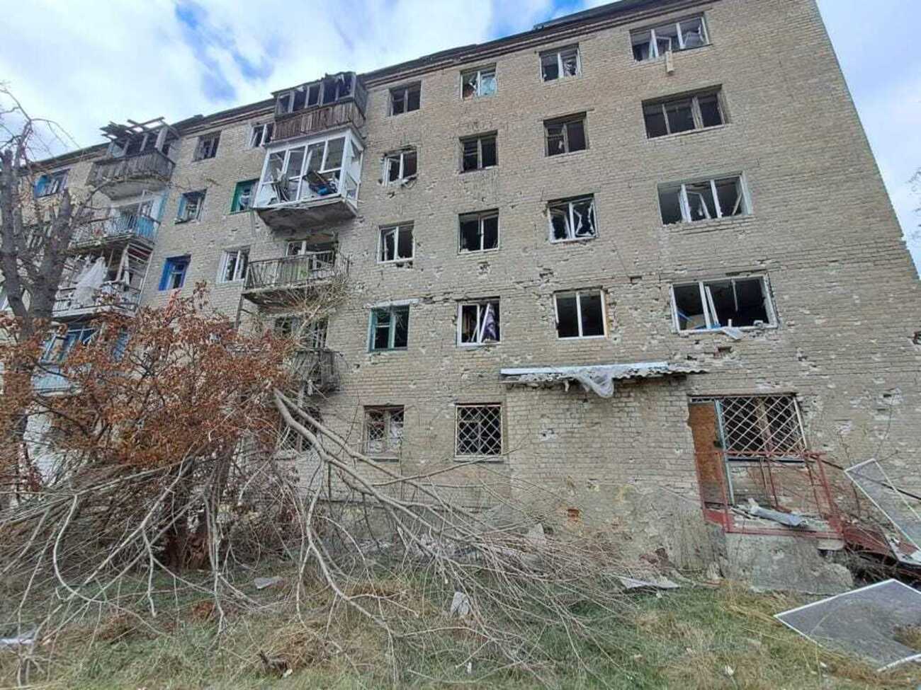 На лисичанском направлении повреждено 15 домов в Лимане