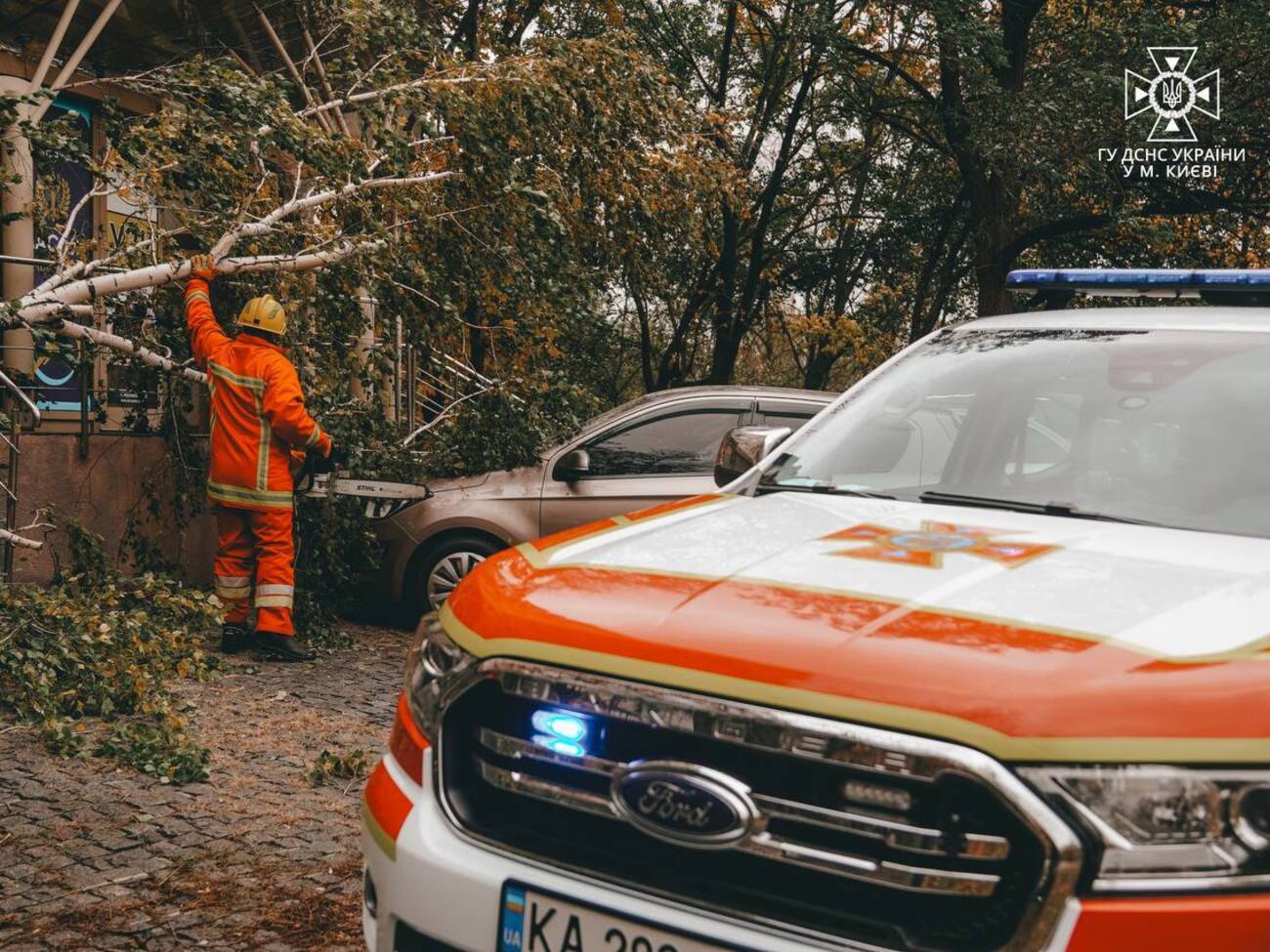 Из-за непогоды в Киевской области обесточена 4081 трансформаторная подстанция