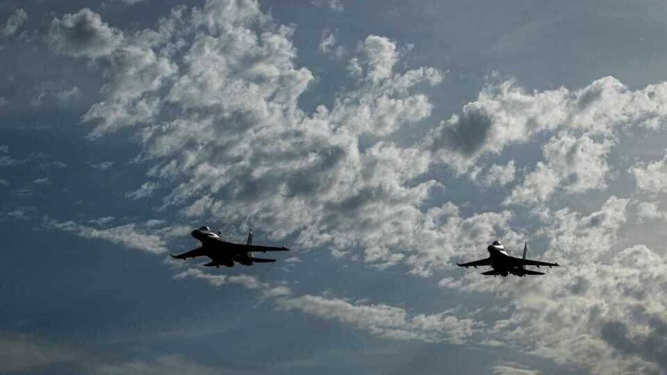 В отражении атаки принимали участие украинские истребители