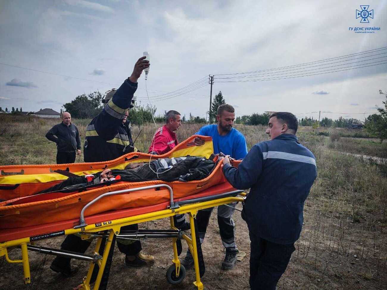 Одного постраждалого у важкому стані доправлено в київську лікарню