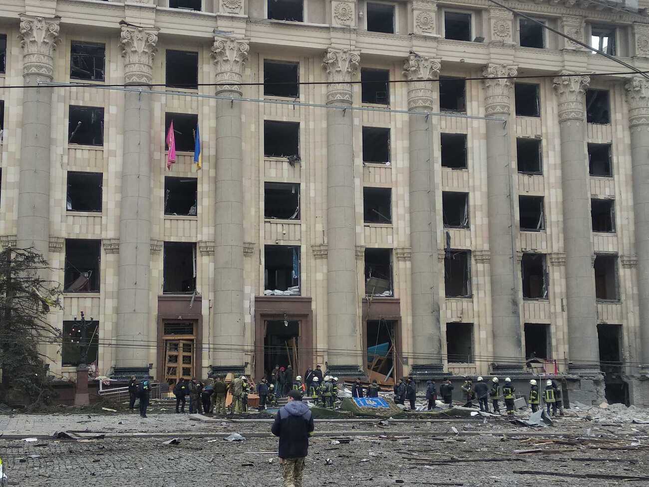 В центре Харькова утром прозвучали взрывы