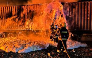 В Ізмаїльському районі виникла пожежа внаслідок влучання дронів-камікадзе, які випустила Росія