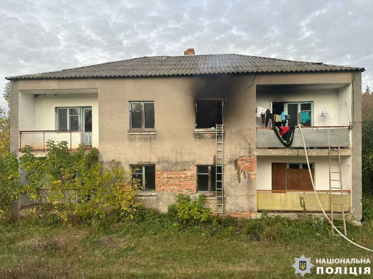 Пожежа сталася на другому поверсі