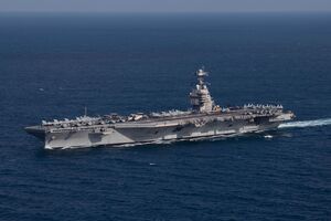 СМИ называют USS Gerald R. Ford "новейшим и самым совершенным" авианосцем США