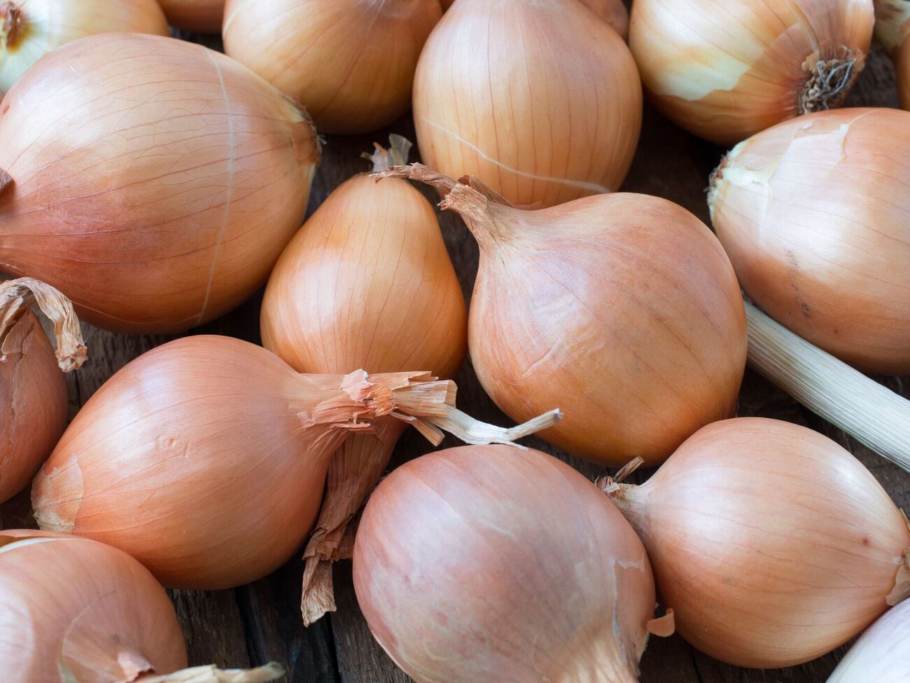 Лук будет дольше храниться, если не снимать с него шелуху