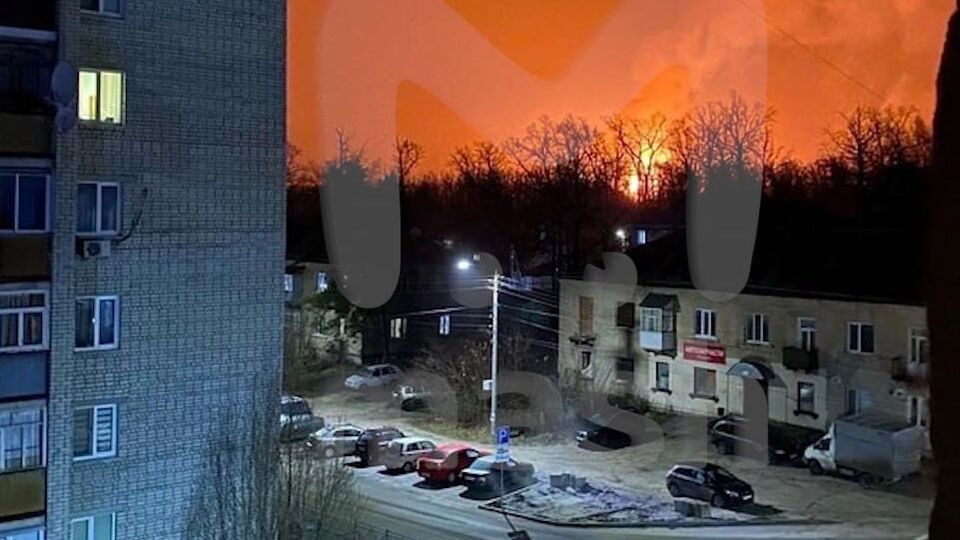 Под Тамбовом произошел взрыв и пожар