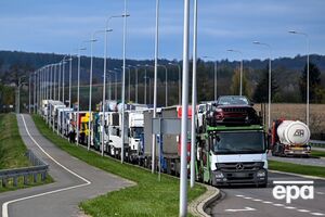 Перевізники заблокували дорогу в Польщі
