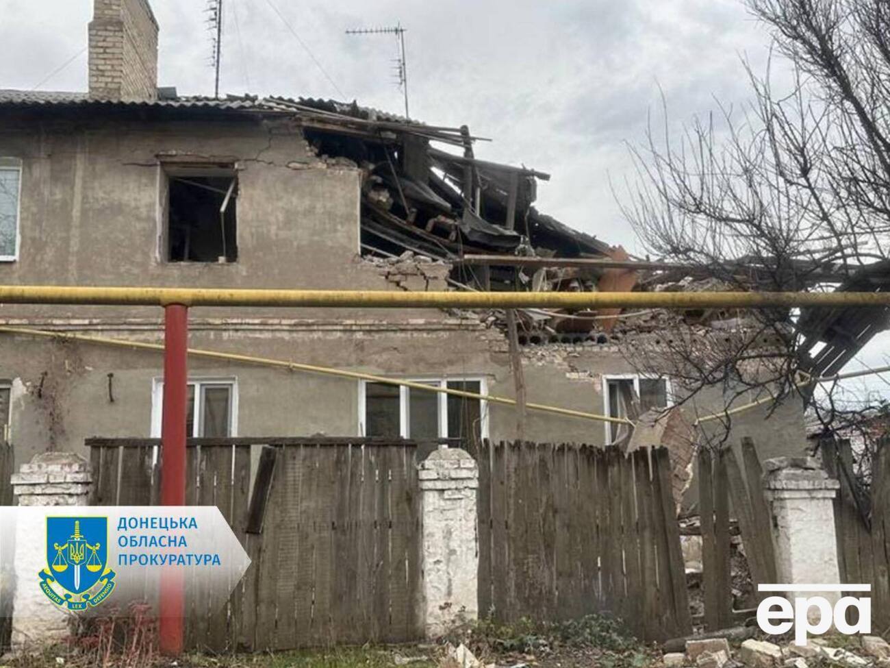 Під обстріл потрапила житлова забудова Торецька