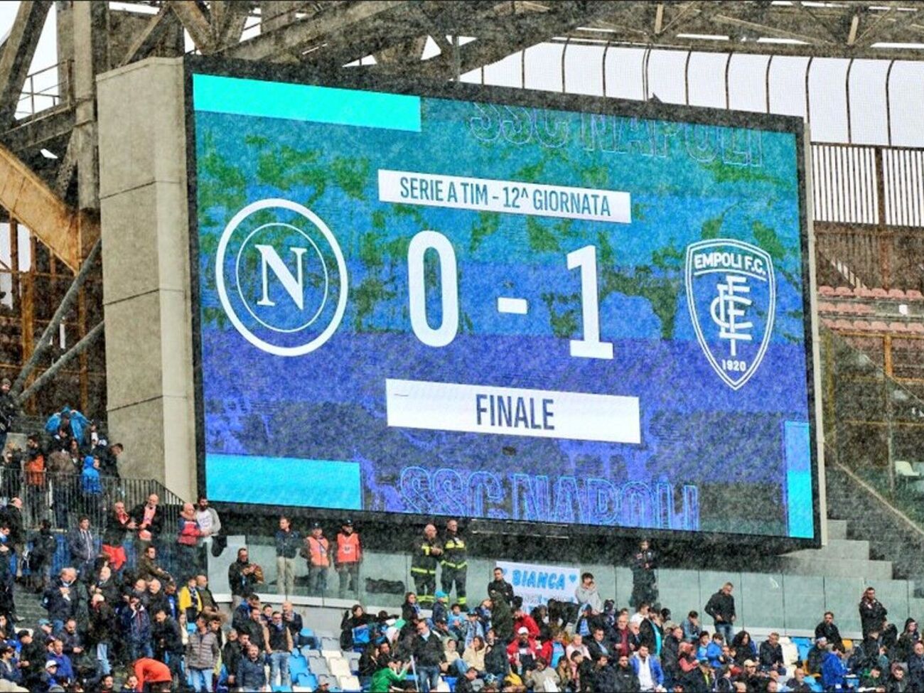 "Эмполи" сенсационно победил одного из лидеров чемпионата Италии "Наполи" 1:0