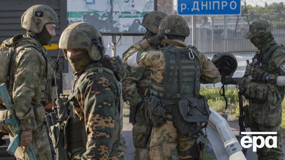 У міноборони РФ назвали "провокацією" інформацію про "перегрупування" окупаційних військ у районі Дніпра