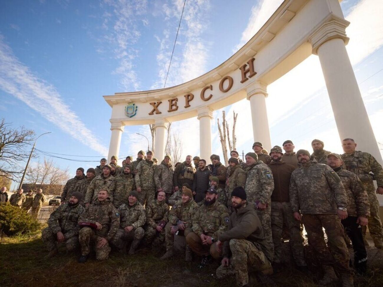 11 ноября была первая годовщина освобождения Херсона от российских захватчиков