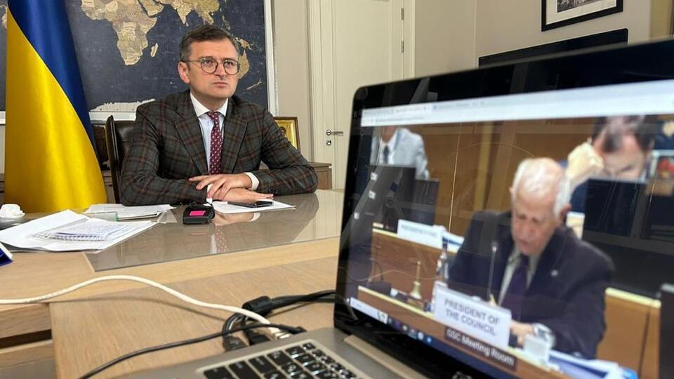 Кулеба на Совете глав МИД стран ЕС напомнил о важности усиления украинской ПВО и ПРО ближнего, среднего и дальнего радиуса действия