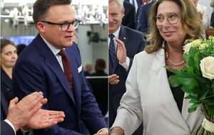 Кидава-Блонская (справа) избрана спикером Сената Польши, Головня – Сейма