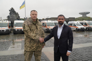 На фронт передали вже понад 100 автомобілів швидкої допомоги загальною вартістю більше ніж 70 млн грн