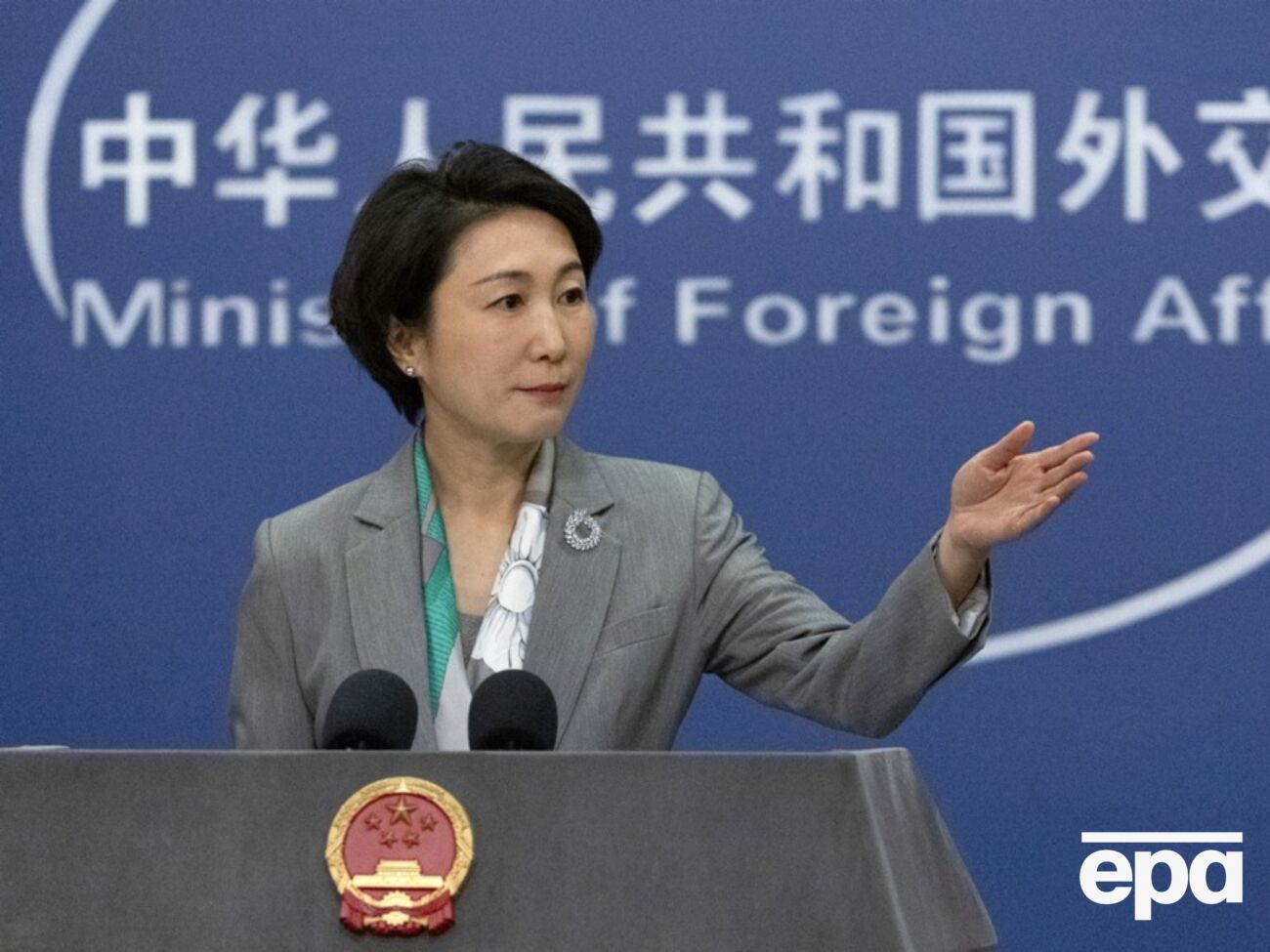 КНР має намір сприяти переговорам і деескалації ситуації у війні РФ проти України, зазначила Мао Нін