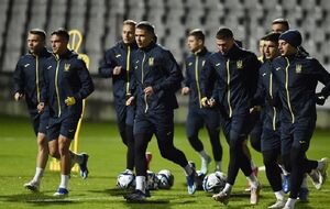 Украинцы готовятся к матчу с Италией в Польше