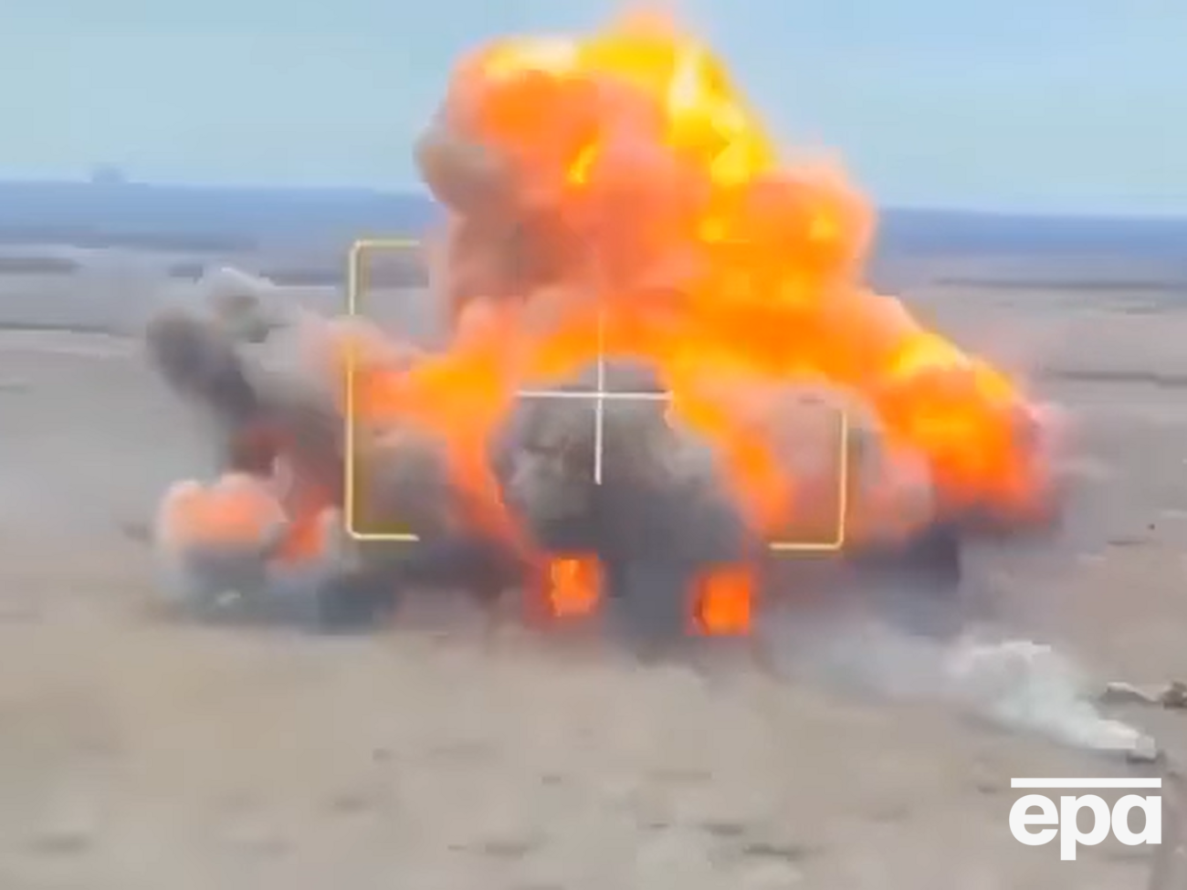 Російська бронемашина з вибухівкою не доїхала до позицій ЗСУ