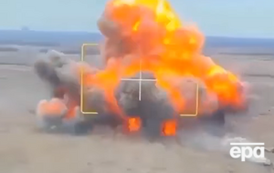 Російська бронемашина з вибухівкою не доїхала до позицій ЗСУ