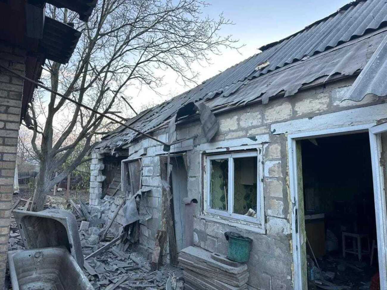 В Украинске повреждены 14 многоэтажек, два админздания и три нежилых помещения