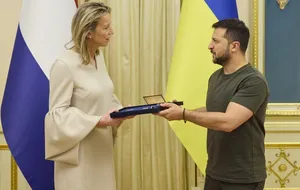 Зеленский вручил Оллонгрен орден князя Ярослава Мудрого III степени