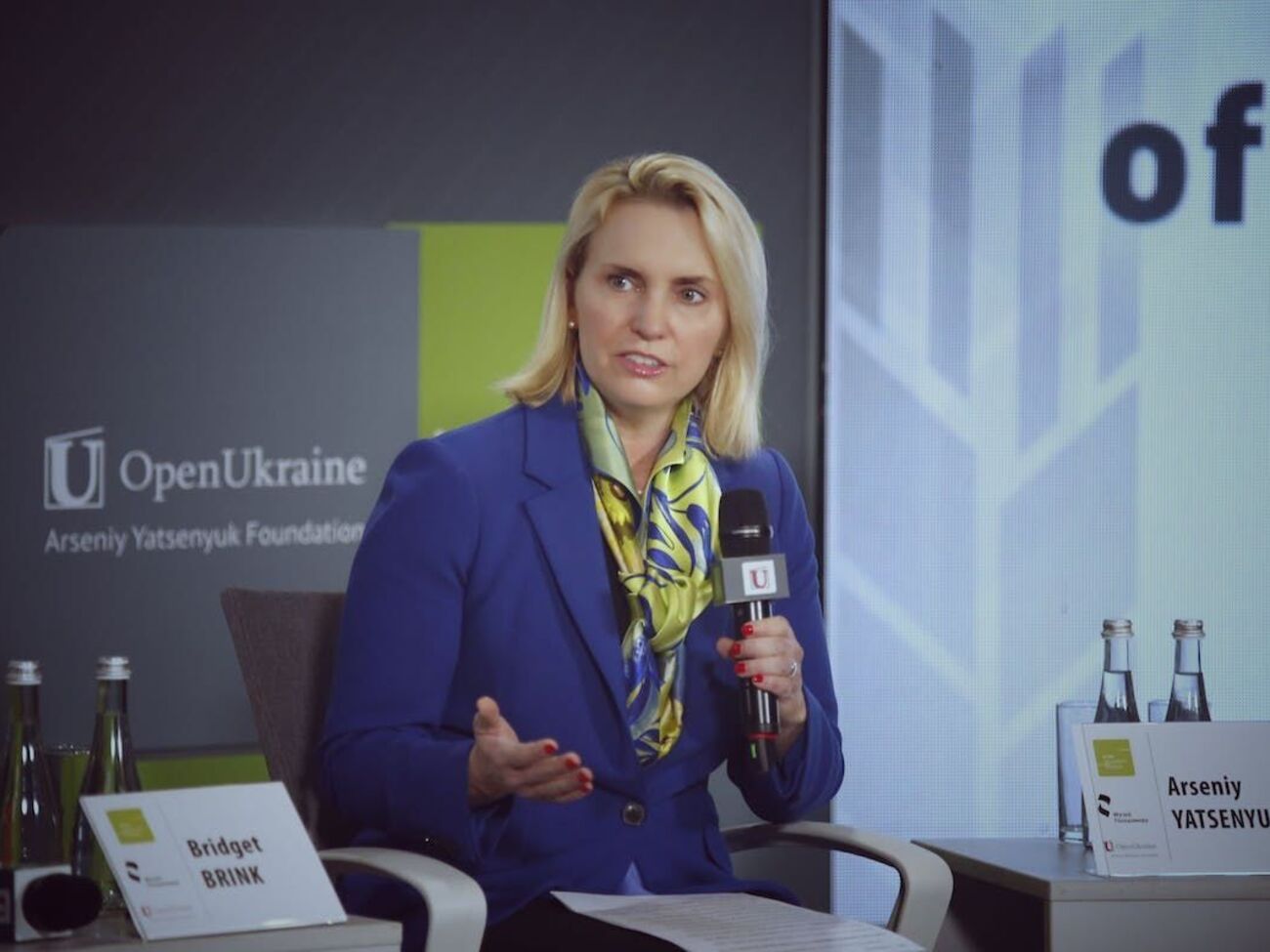 Сполучені Штати, за словами Брінк, допоможуть українському уряду підтримати діяльність "зернового коридору"