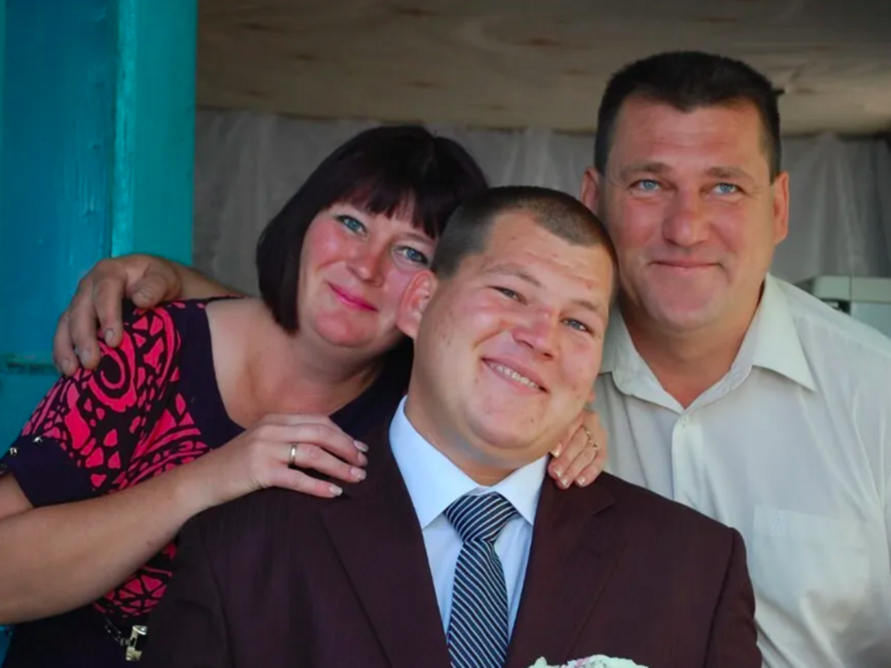 Тетяна та Едуард Капканці зі старшим сином Андрієм