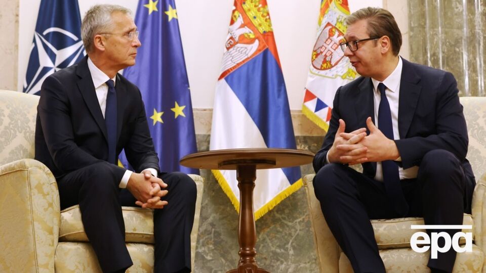 Столтенберг і Вучич поговорили про ймовірність спільних військових навчань