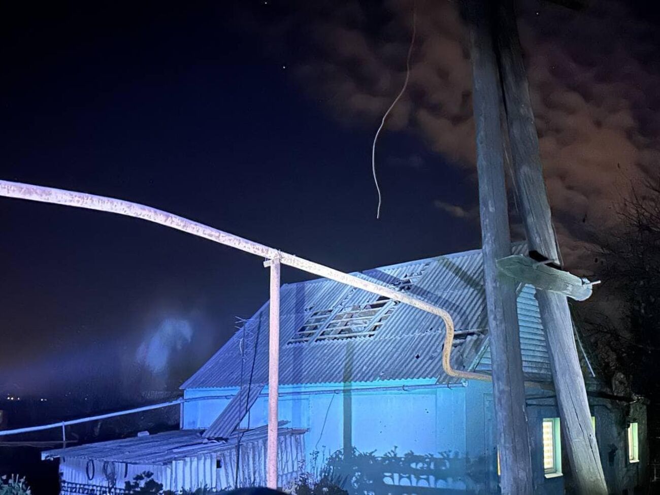 Російська ракета, тип якої встановлюють, влучила у відкриту територію в Запоріжжі, зазначили в ОВА