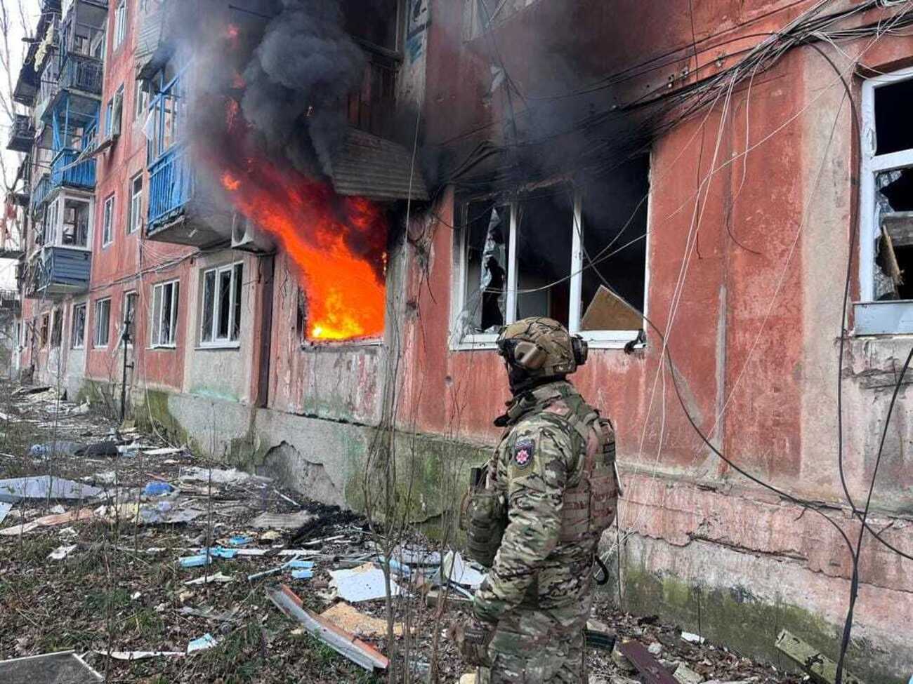 Авдіївка вночі зазнала ракетного удару, вранці – артобстрілу