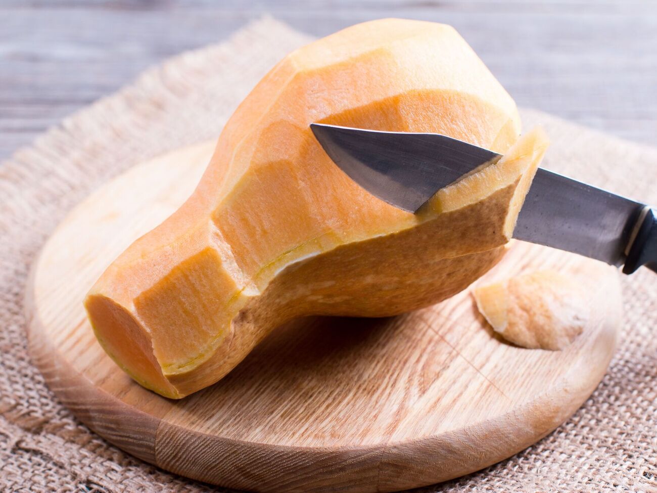 Гарбуз потрібно різати після очищення