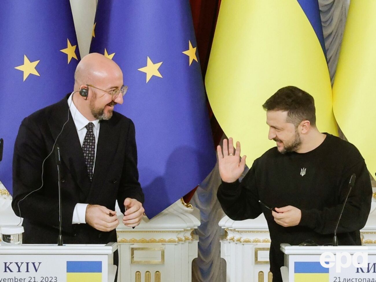 Мішель: У Європі Зеленський має великий авторитет, тому що він дуже сміливий