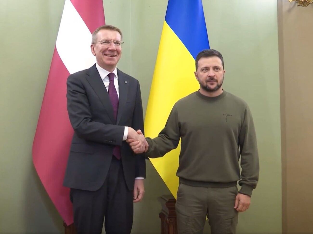 Рінкевичс під час візиту в Київ 24 листопада провів зустріч із Зеленським