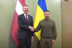 Рінкевичс під час візиту в Київ 24 листопада провів зустріч із Зеленським