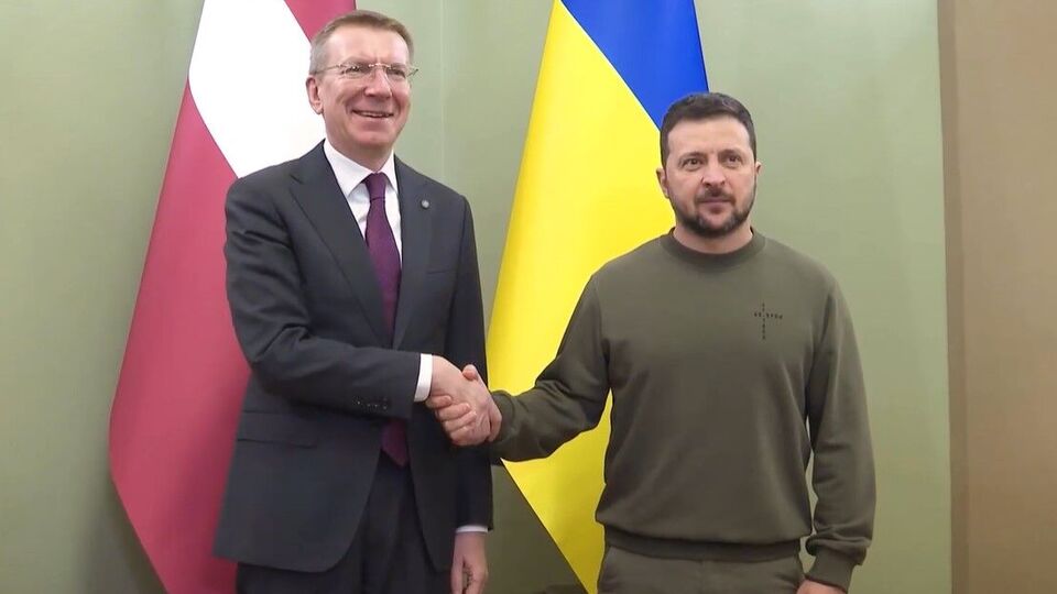 Рінкевичс під час візиту в Київ 24 листопада провів зустріч із Зеленським