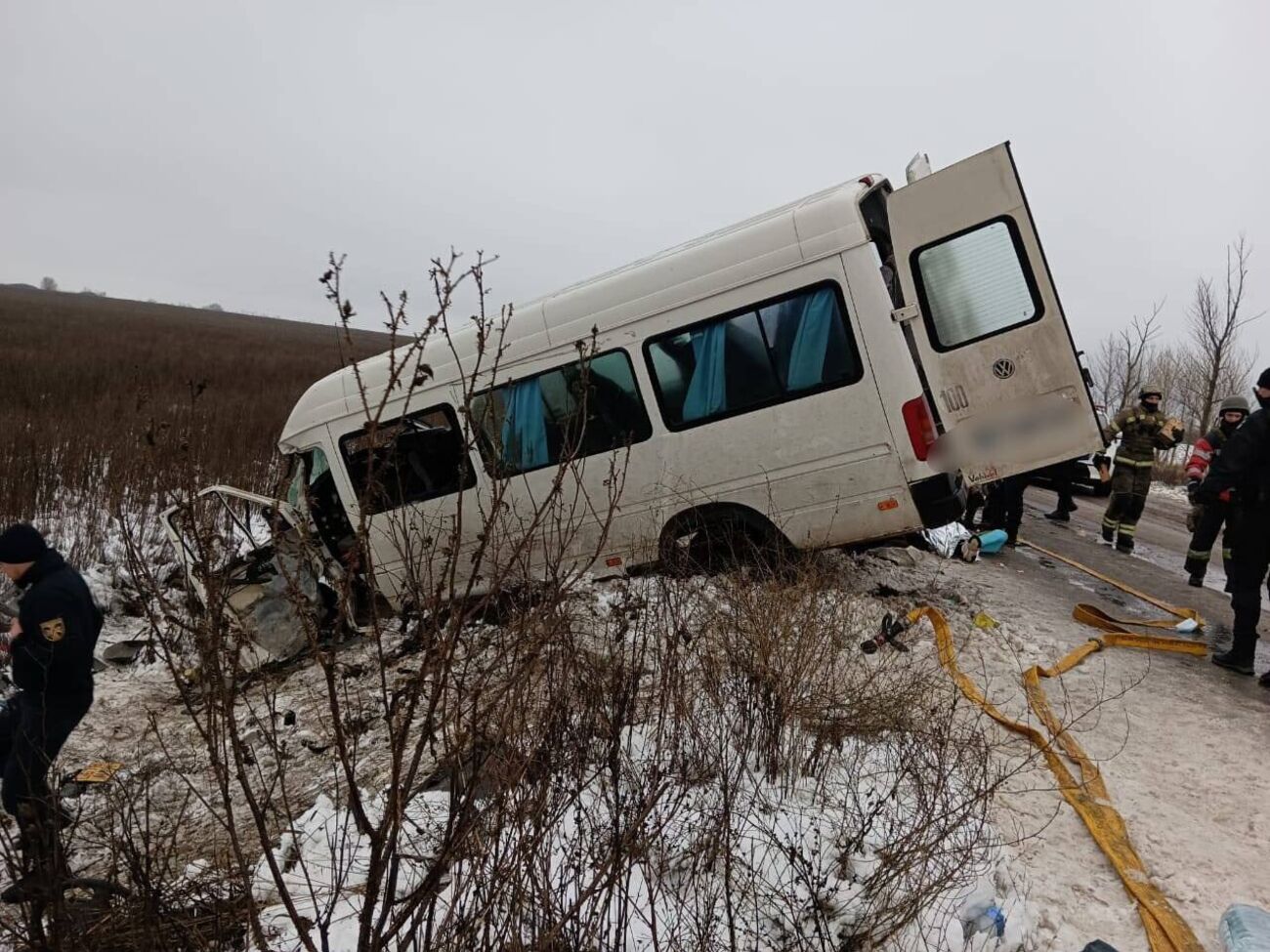 Автобус эвакуировал жителей прифронтовых населенных пунктов
