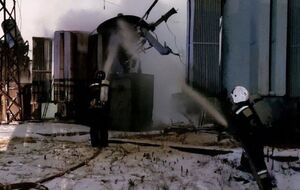 Российские ресурсы пишут, что на место ЧП прибыли "скорые"