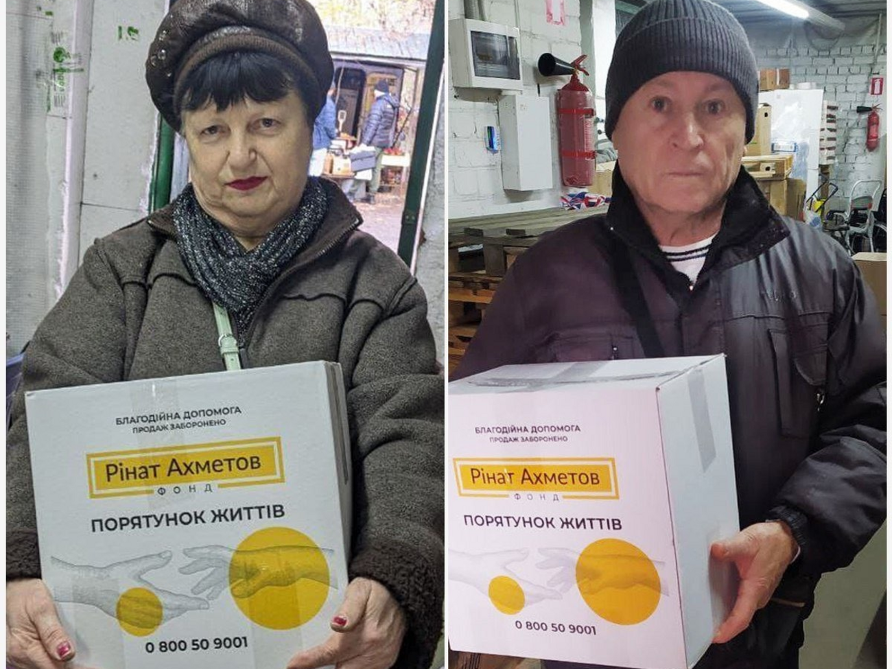 Із 2014 року Фонд передав для жителів України 13 млн продуктових наборів