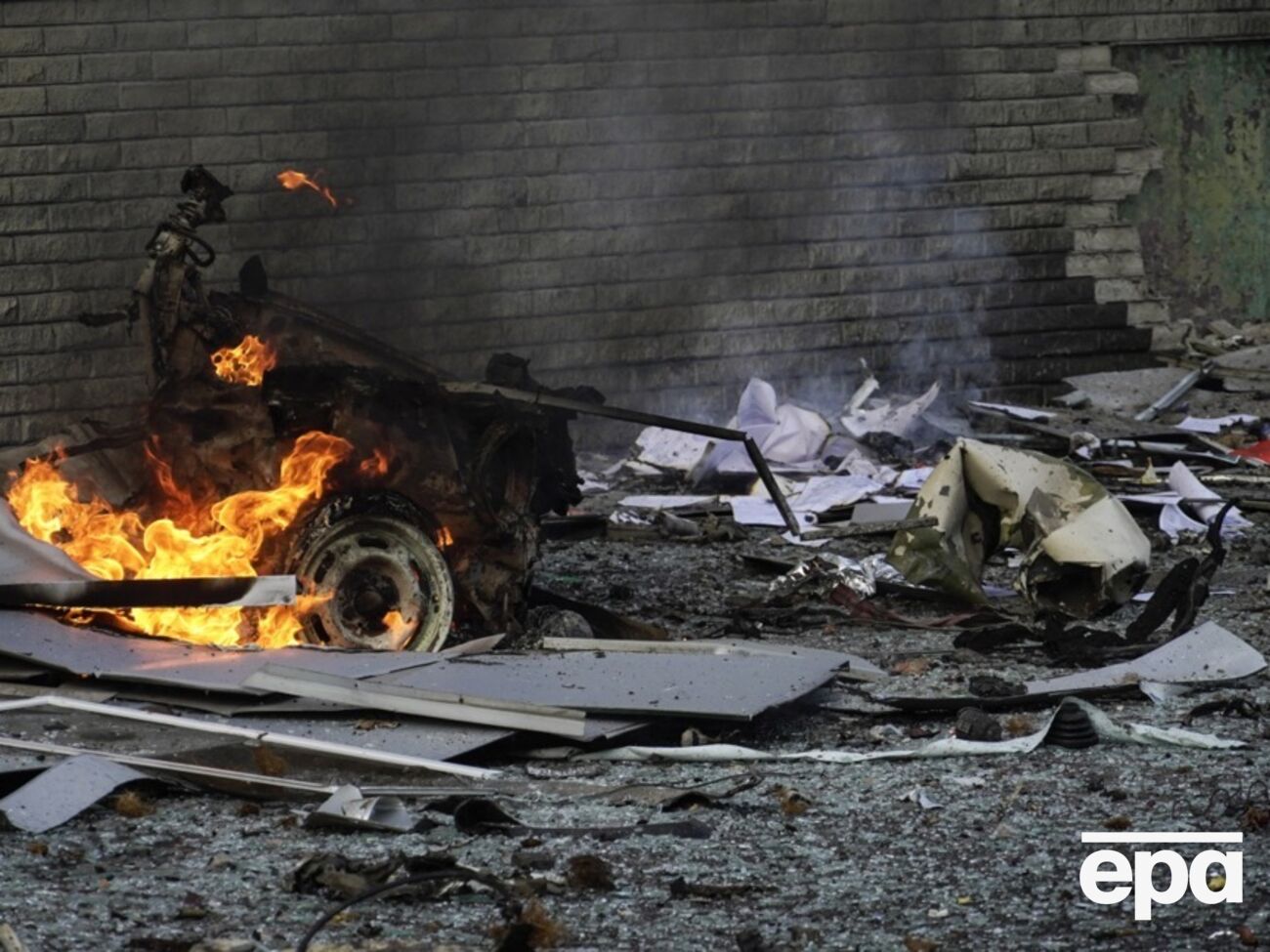 По словам Федорова, автомобиль захватчиков сгорел