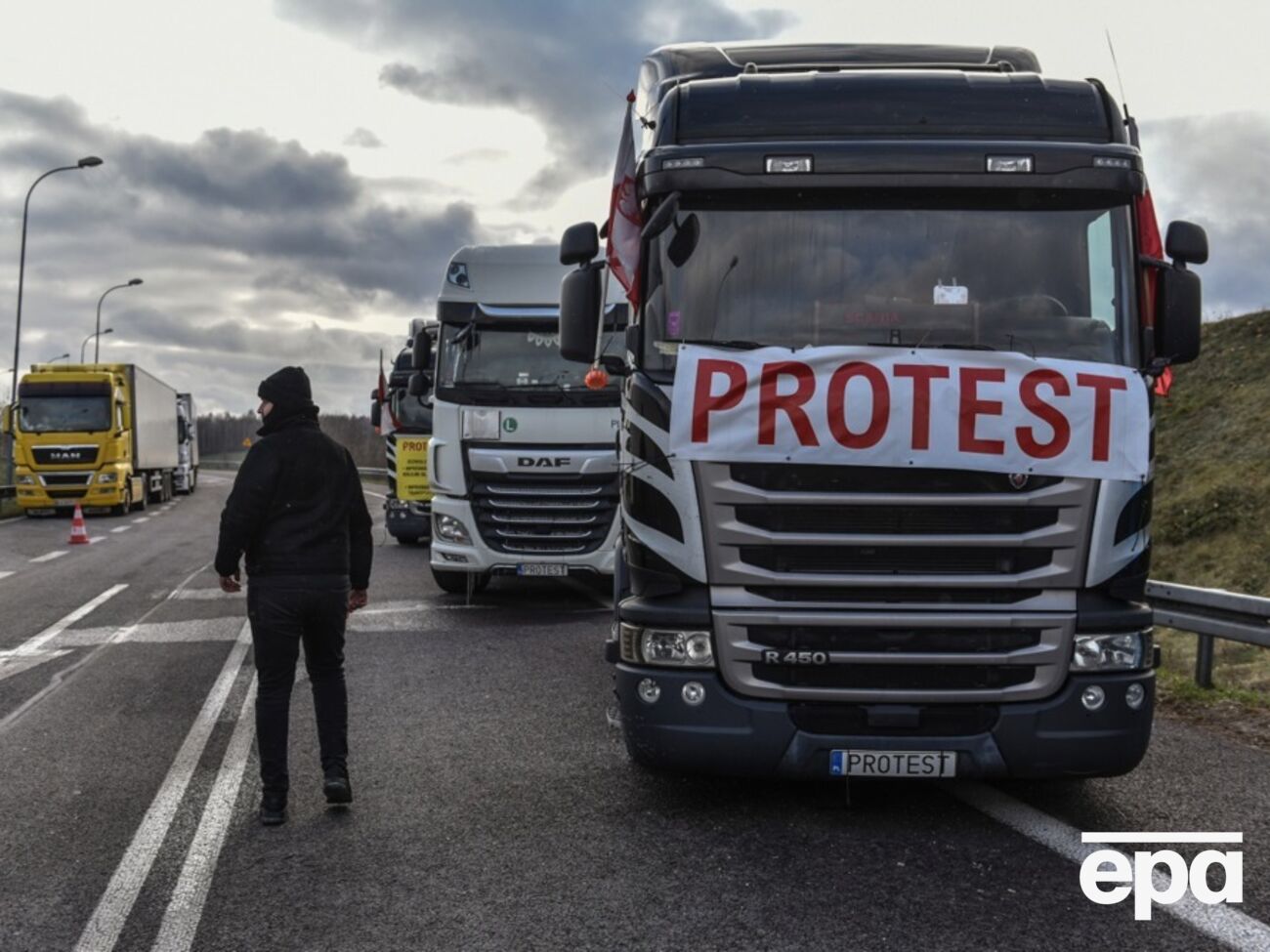Польські перевізники протестують із початку листопада