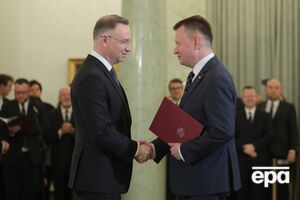 Мариуш Блащак (справа) – единственный министр, сохранивший должность во втором правительстве Моравецкого