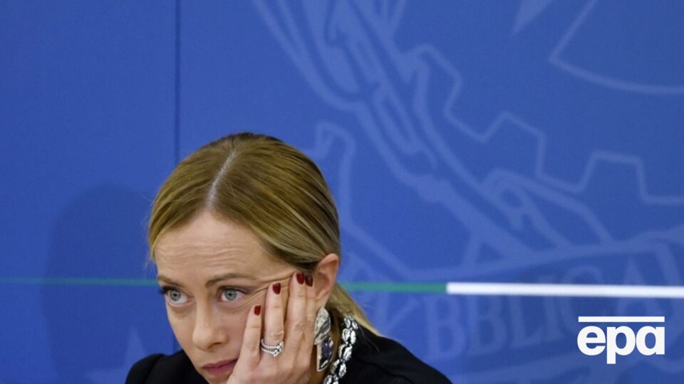 Російські пранкери Вован і Лексус зателефонували Мелоні (на фото) 18 вересня, один із них відрекомендувався "африканським політиком", повідомляли ЗМІ