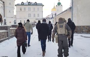 Обшуки відбуваються в межах кримінального провадження про причетність керівництва Лаври до розпалювання національної ворожнечі й ненависті