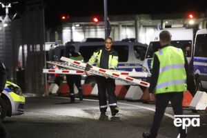 Мужчина протаранил шлагбаум на северных воротах аэропорта