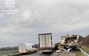 У ДТП потрапили вантажівки