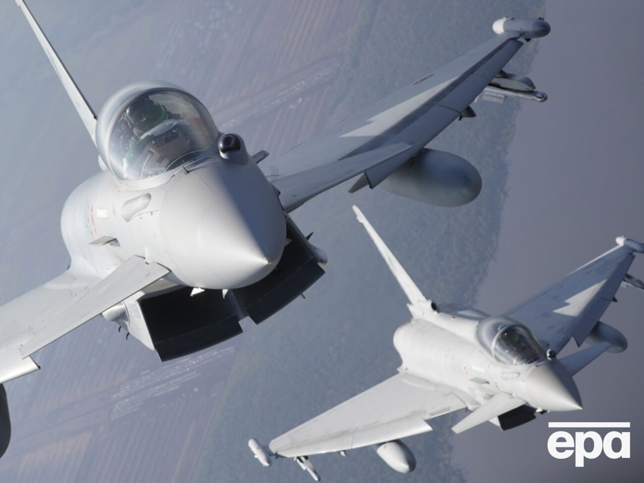 Истребители Eurofighter будут защищать границу НАТО