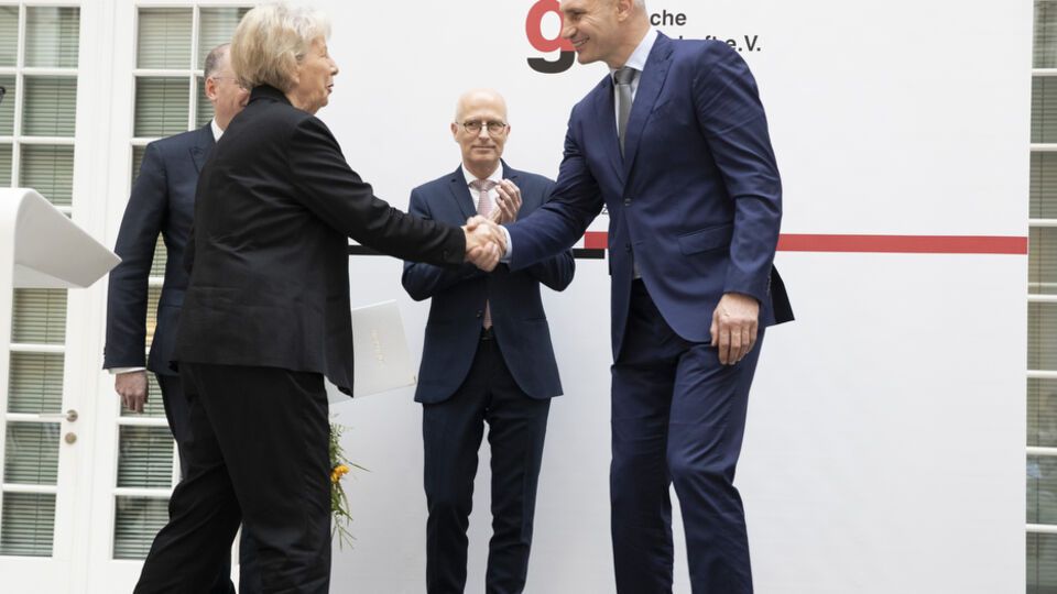 Виталий Кличко (справа): Победа Украины в этой войне будет победой демократического мира. И она должна быть окончательной