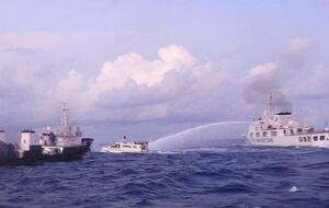 Фото инцидента опубликовал представитель Филиппин